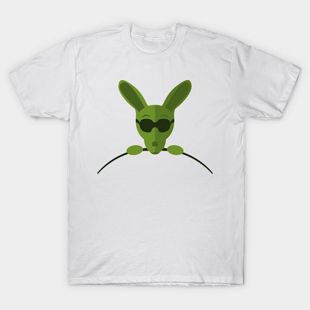 Green Kangaroo T-Shirt by Dheograft